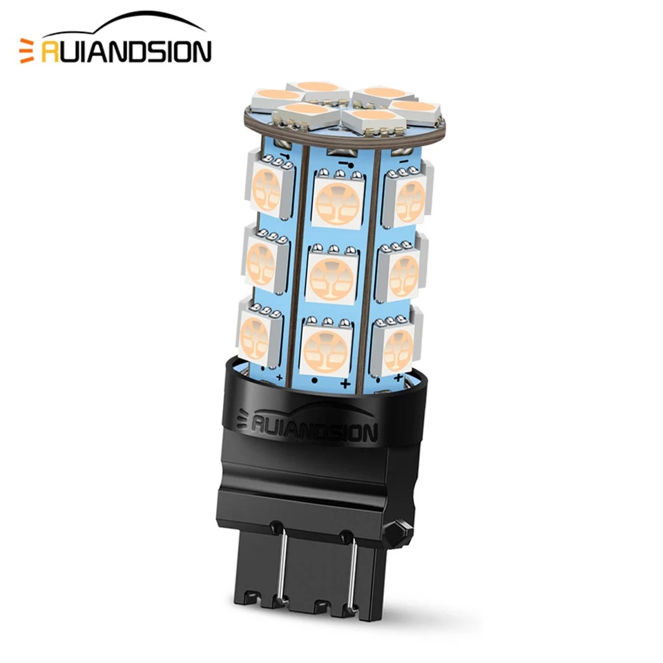 Ruiandsion wholesale 3157 led projector bulb  With Built In Resistor 12V Purple 