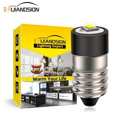 E10 XPG2 LED Bulb Flashlight Motorcycle Headlight 3V,6V,9V