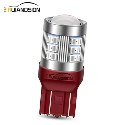 Ruiandsion T20 blinking brake lights 7443 Made In China12V 24V 48V Red