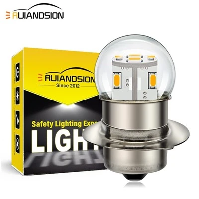 Ruiandsion Customized 6 Volt Motorcycle Light Bulbs Replacement 6-30V White Warm White