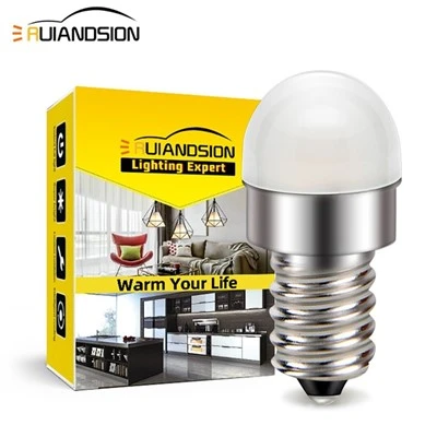 Ruiandsion E12 Small Base Round Screw Light Bulb 6V 12V 24V White Warm White